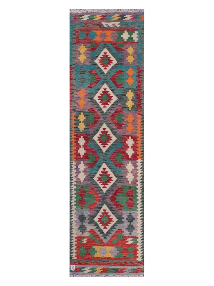 Maimana Kilim Runner - 300 x 84 cm