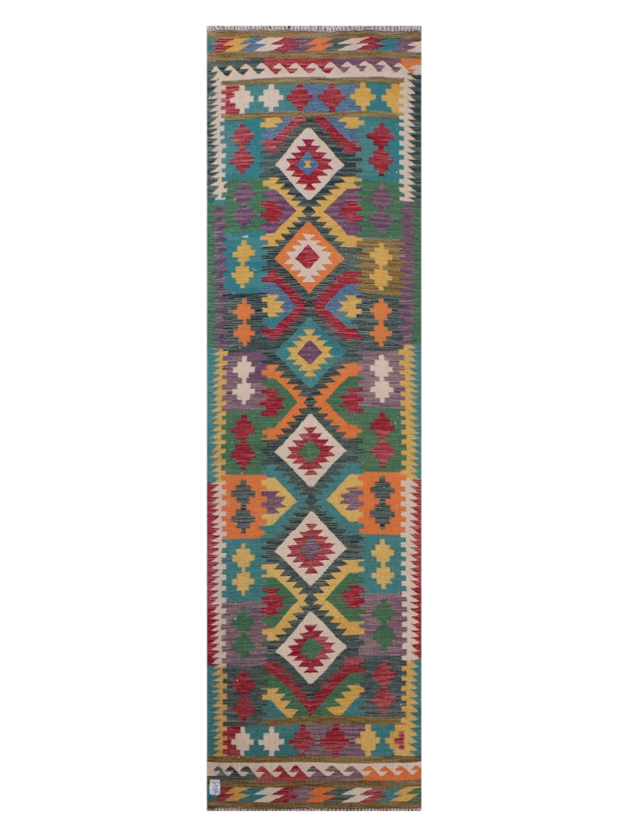 Maimana Kilim Runner - 300 x 82 cm