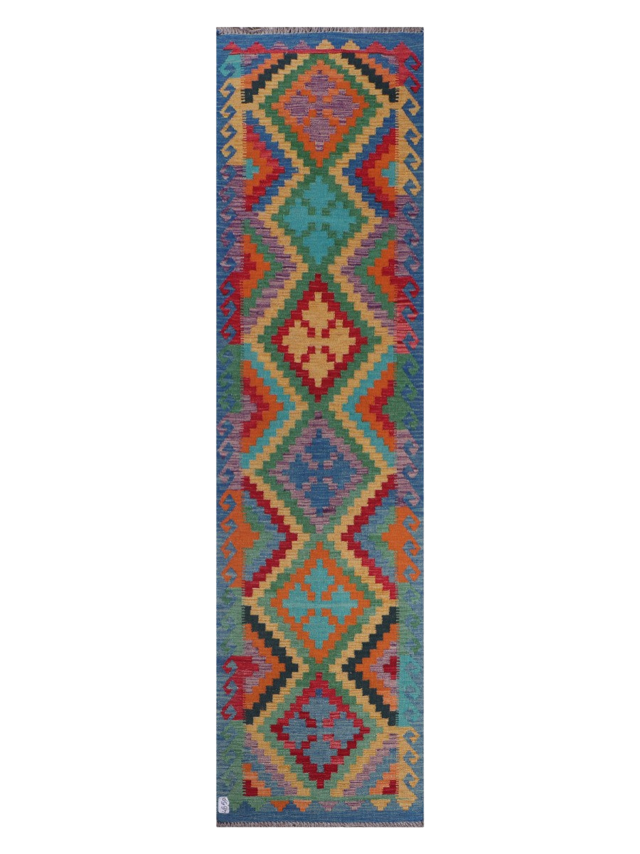 Maimana Afghanistan Kilim Runner - 303 x 79 cm
