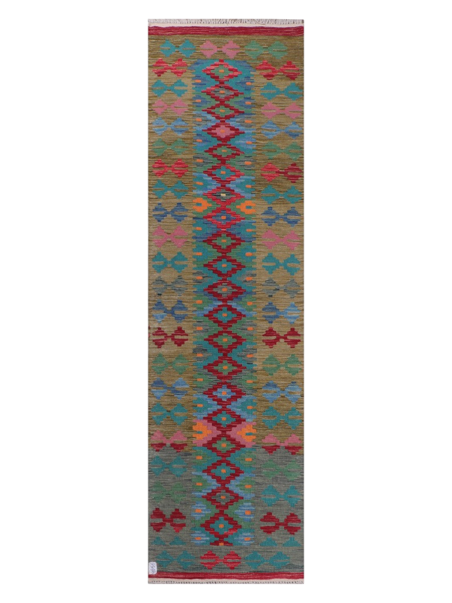 Maimana Kilim Runner - 300 x 83 cm