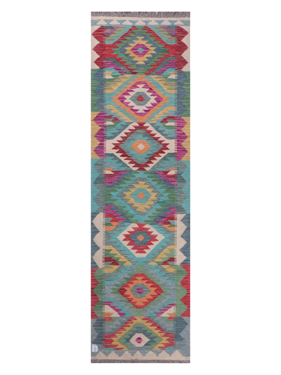 Maimana Kilim Runner - 286 x 81 cm