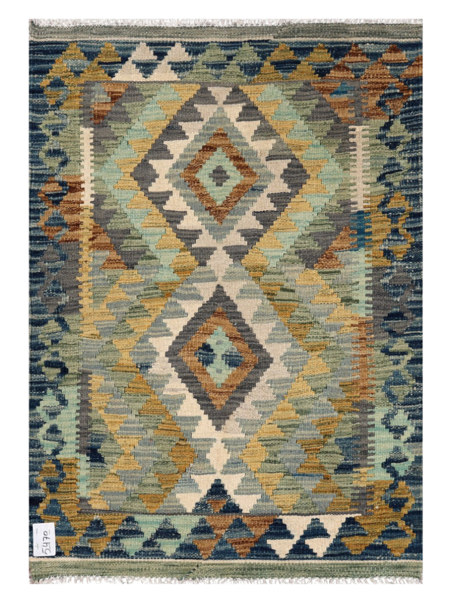 Maimana Afghanistan Kilim Rug - 119 x 83 cm
