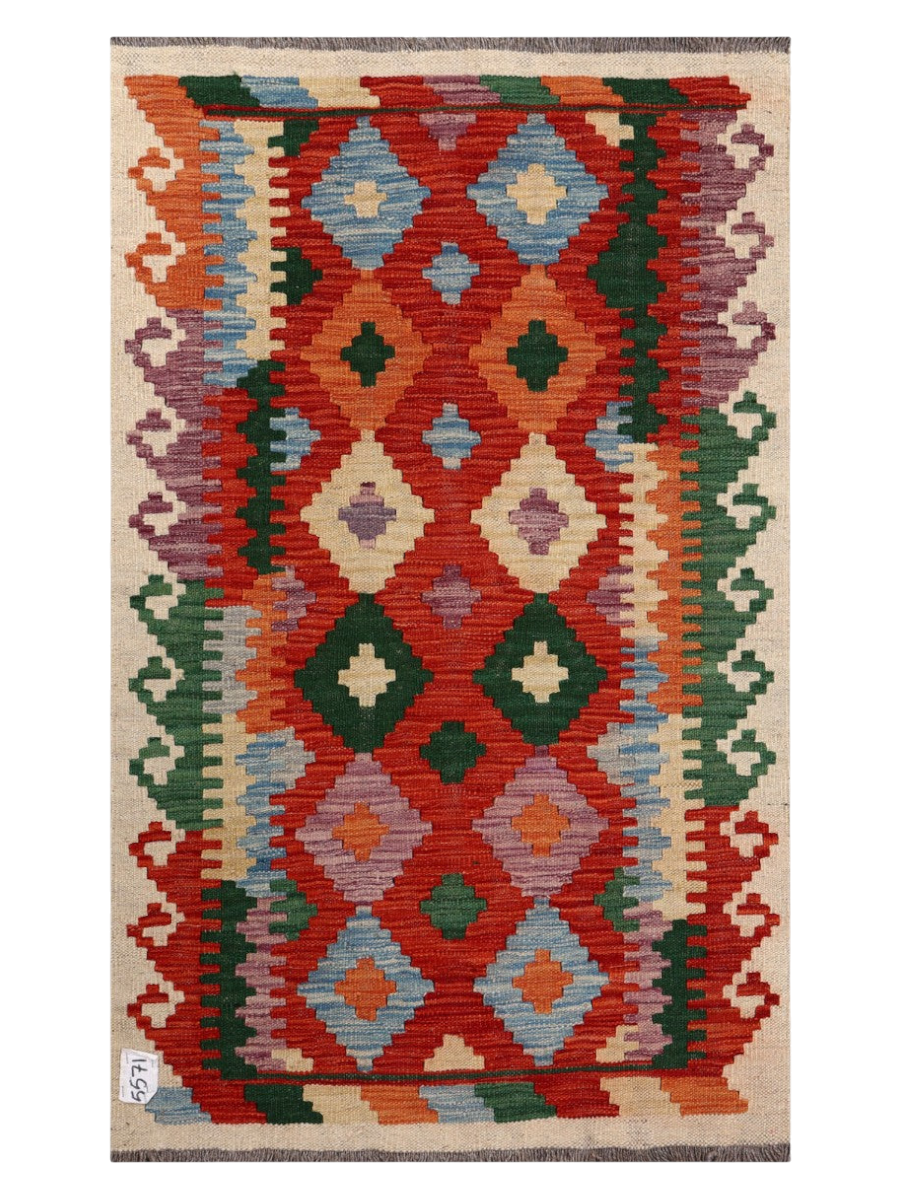 Maimana Kilim - 129 x 78 cm