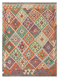 Maimana Afghanistan Kilim Rug - 204 x150 cm