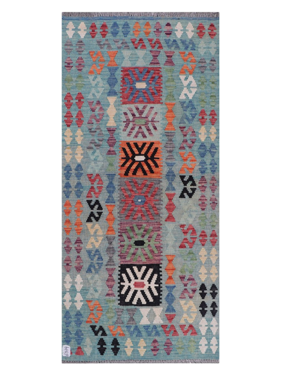Maimana Kilim - 196 x 88 cm