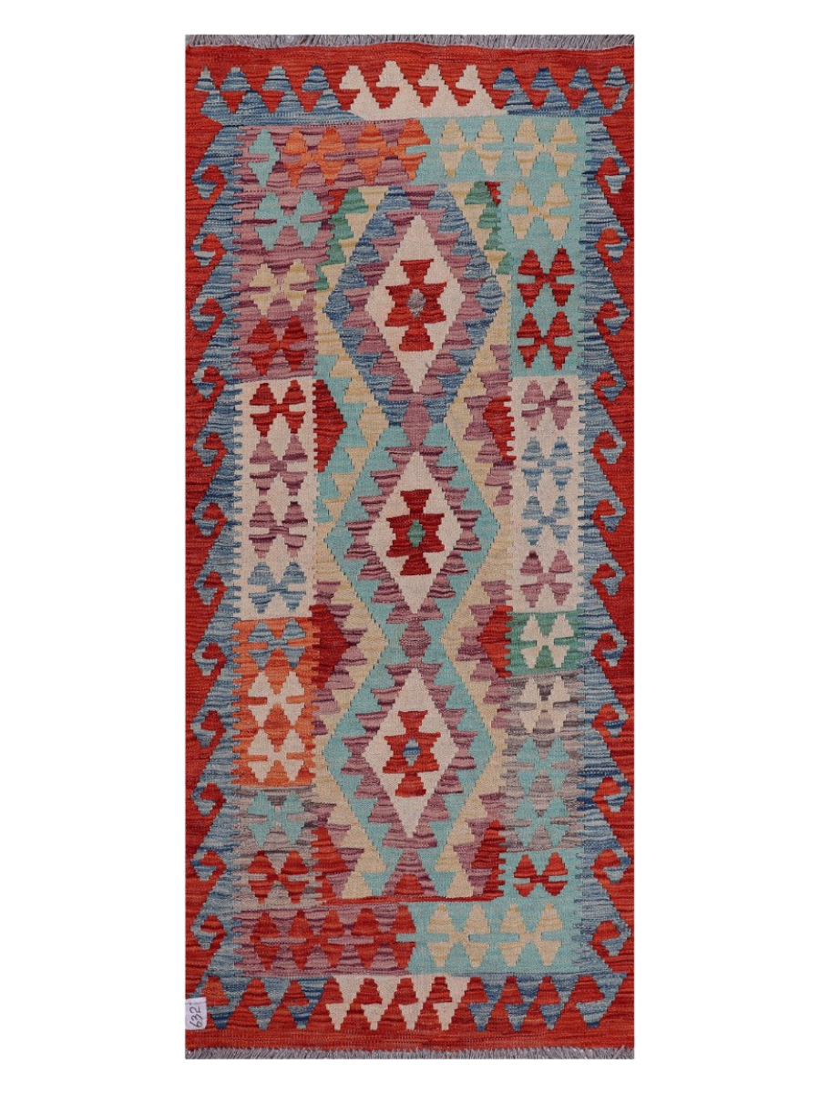 Maimana Kilim - 198 x 87 cm