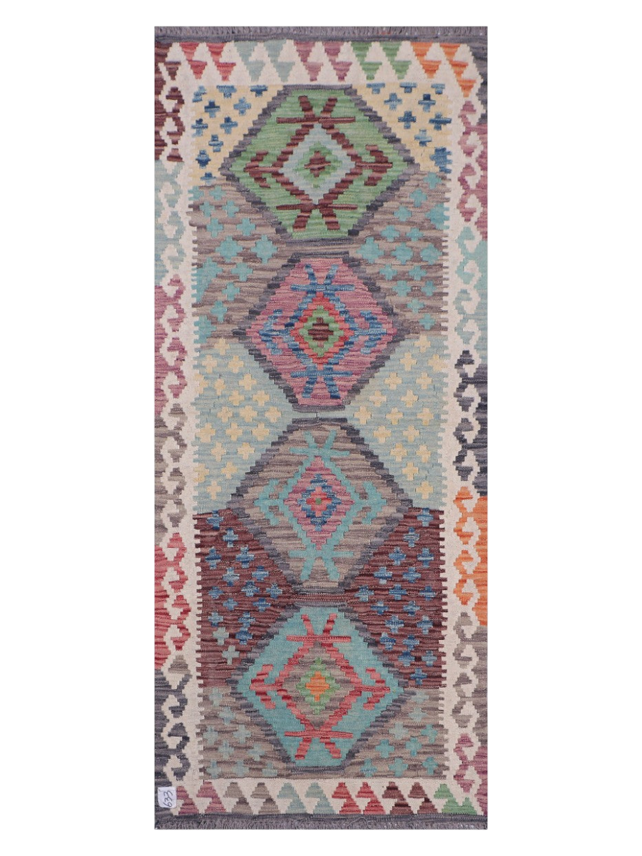 Maimana Kilim - 200 x 83 cm