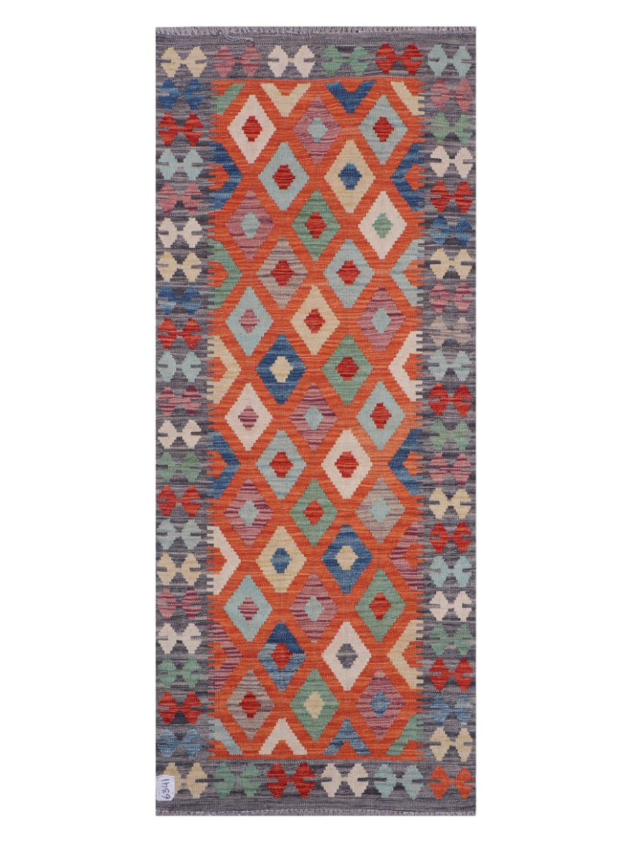 Maimana Kilim - 197 x 79 cm
