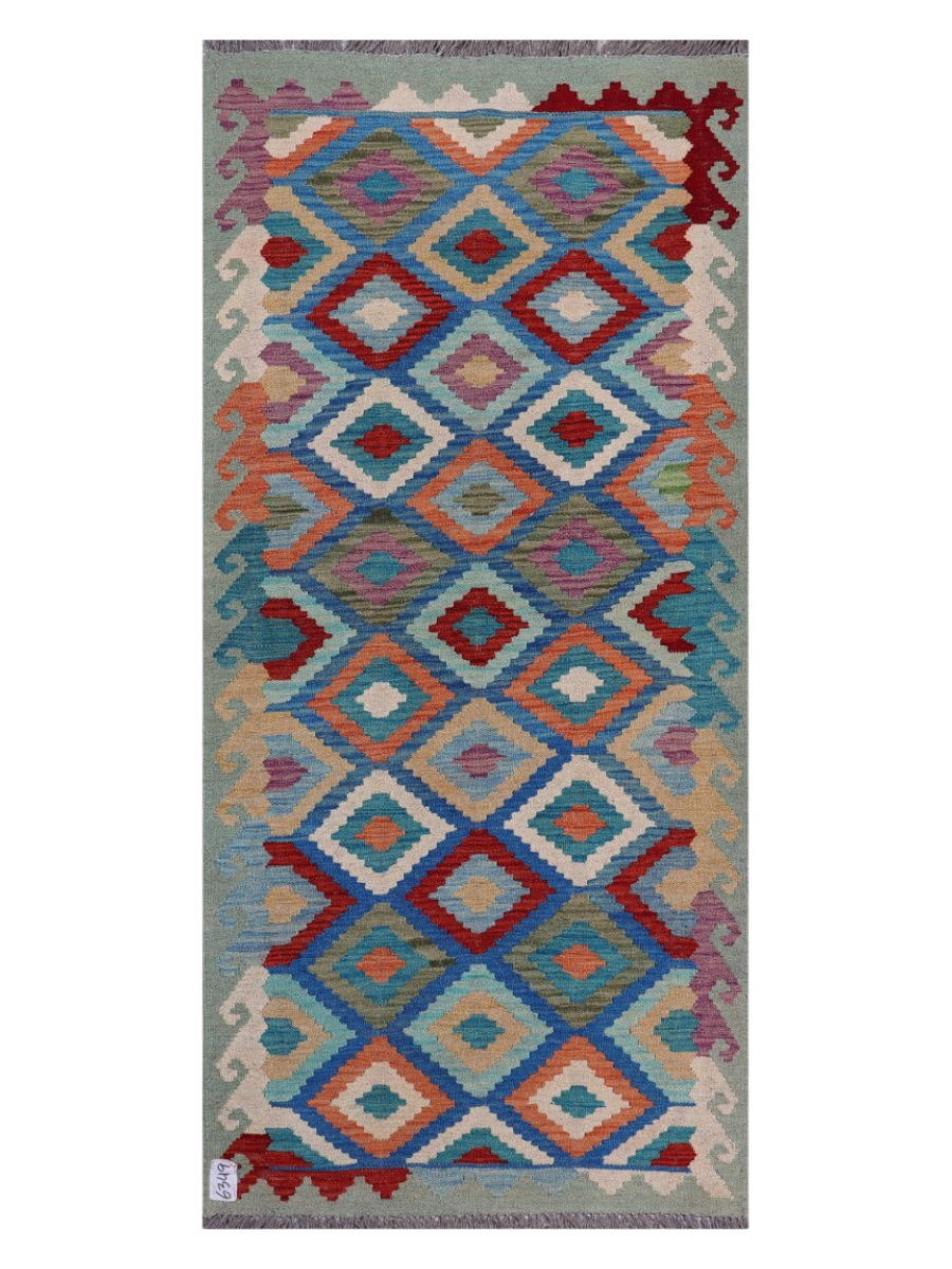Maimana Kilim - 198 x 91 cm