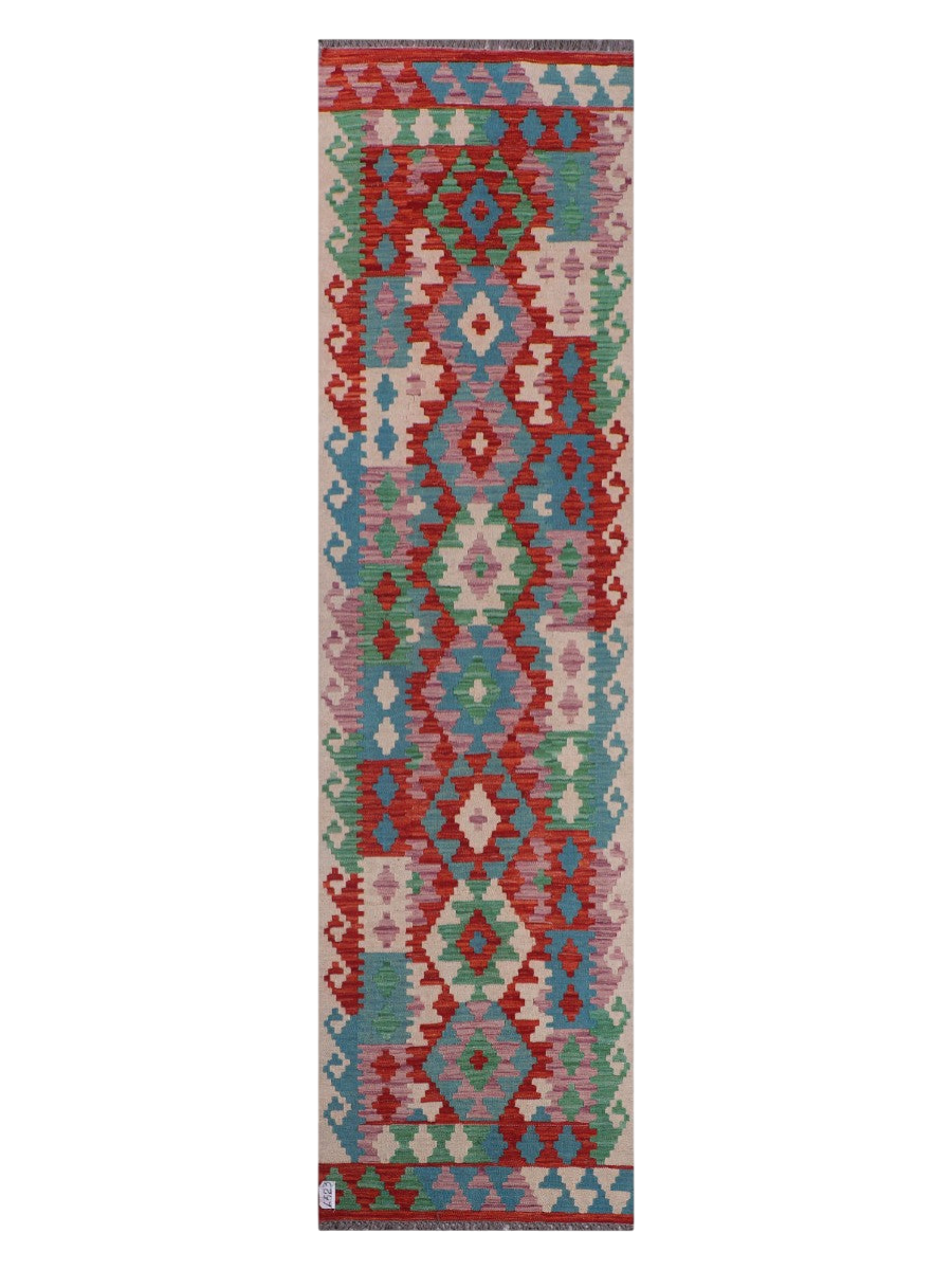 Maimana Kilim Runner - 286 x 76 cm