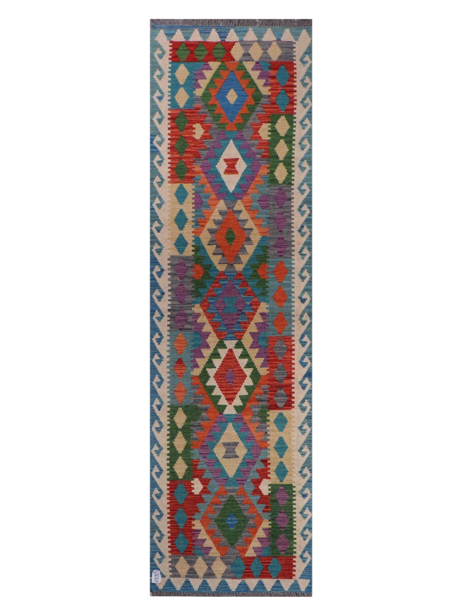 Maimana Kilim Runner - 295 x 83 cm
