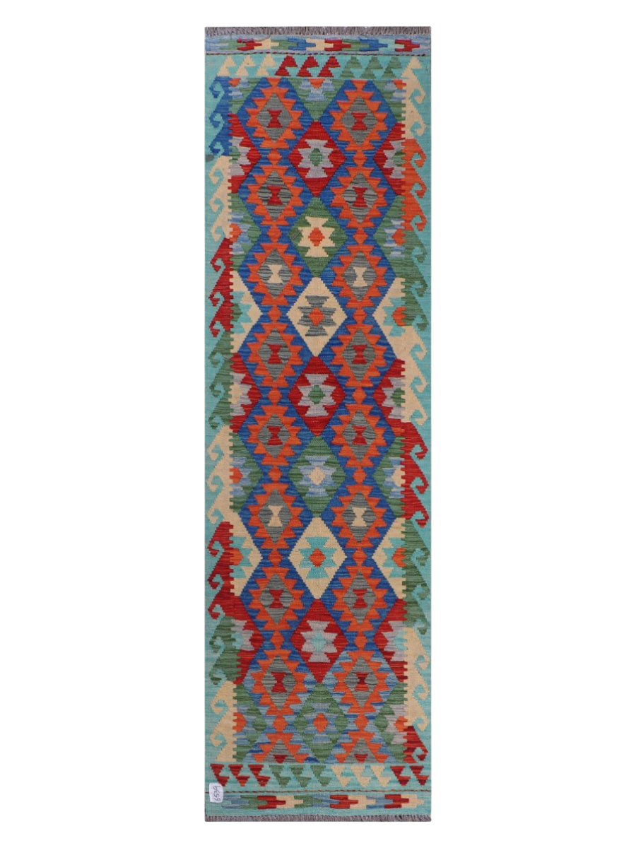 Maimana Kilim Runner - 287 x 82 cm