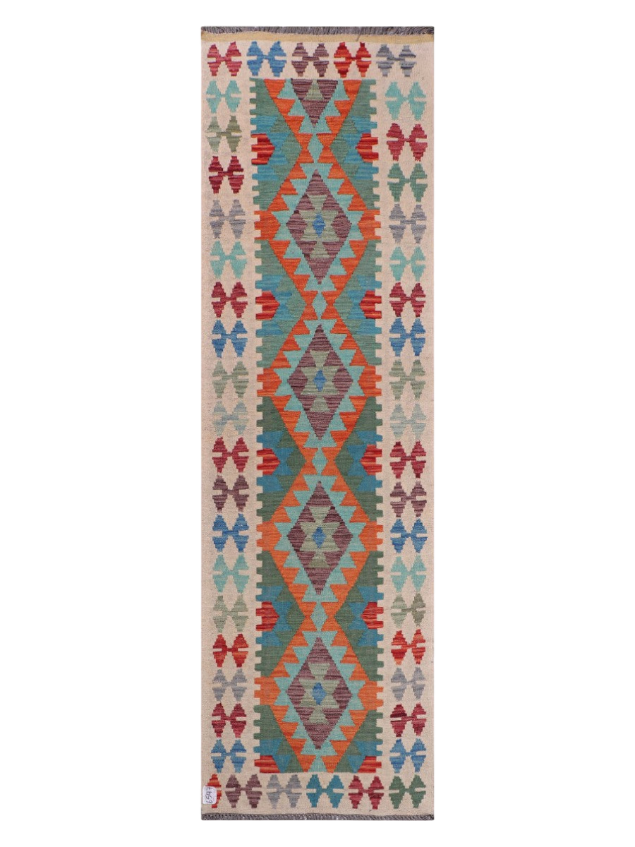 Maimana Kilim Runner - 282 x 83 cm