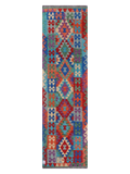 Maimana Afghanistan Kilim Runner - 284 x 79 cm