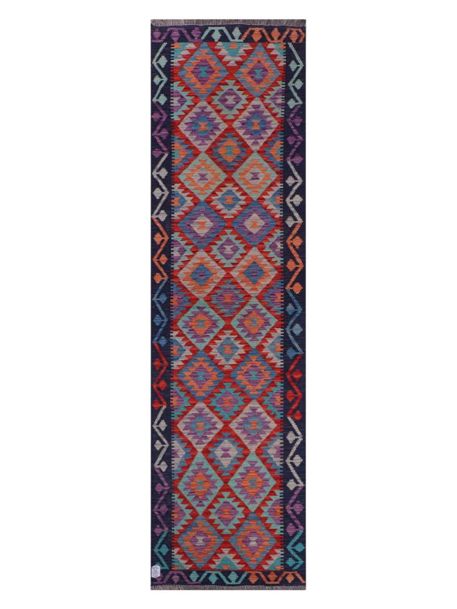 Maimana Kilim Runner - 290 x 79 cm