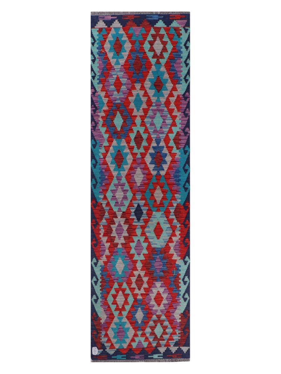 Maimana Kilim Runner - 286 x 81 cm