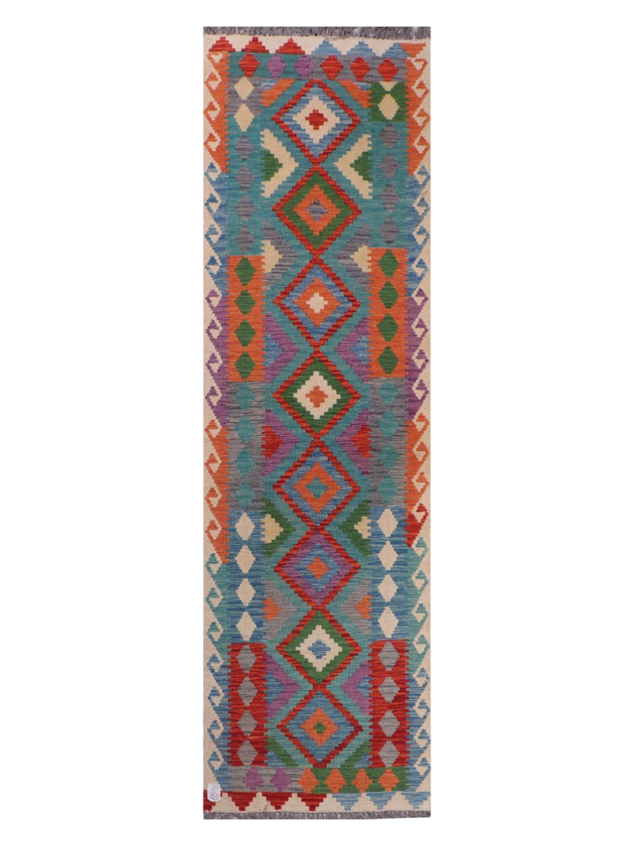 Maimana Kilim Runner - 285 x 82 cm