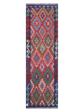 Maimana Kilim Runner - 288 x 88 cm