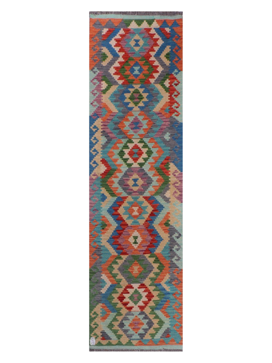 Maimana Kilim Runner - 286 x 79 cm