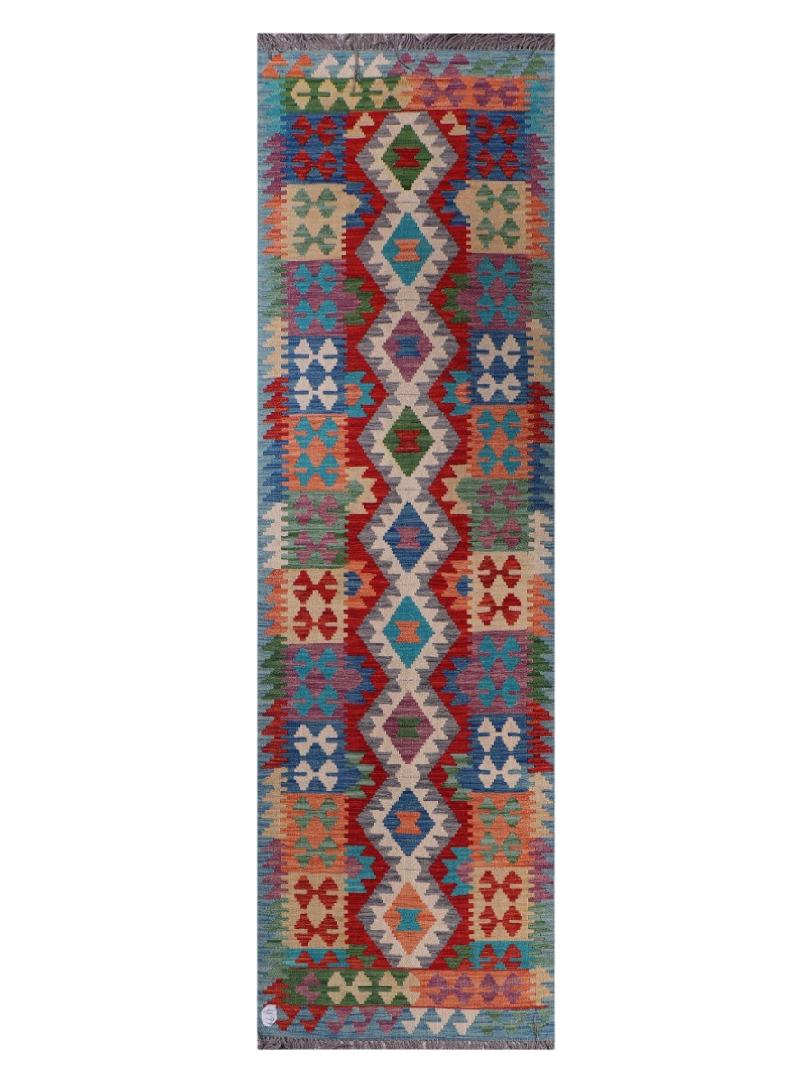 Maimana Kilim Runner - 293 x 86 cm