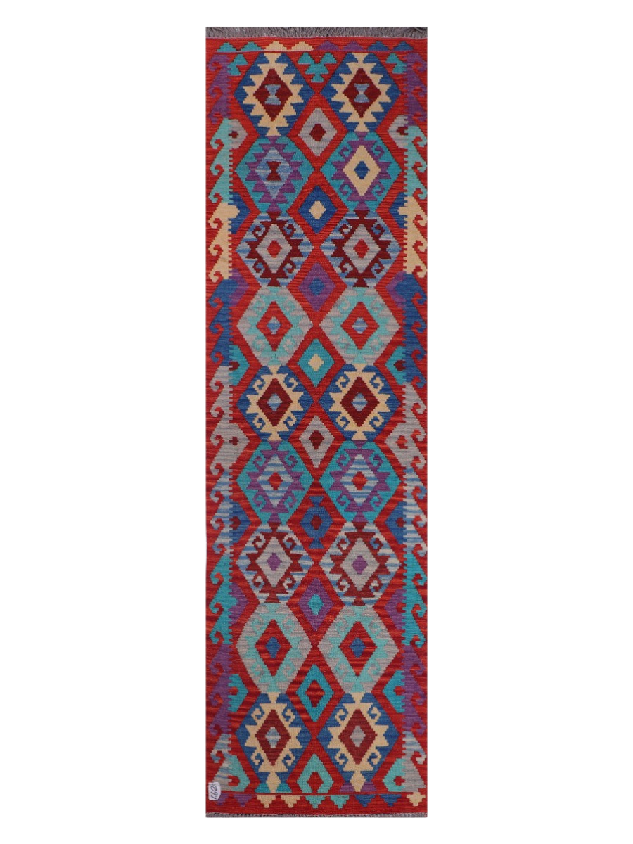 Maimana Kilim Runner - 288 x 81 cm