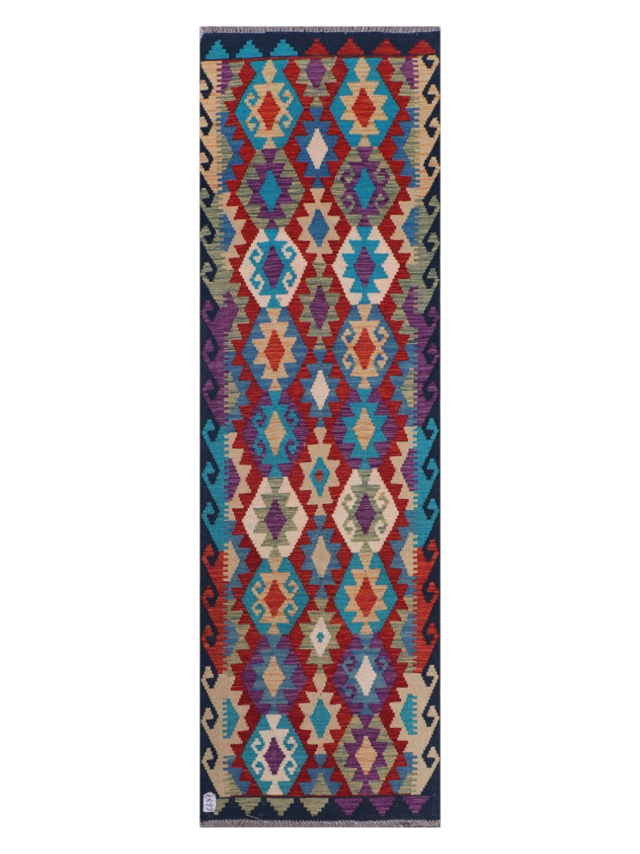 Maimana Kilim Runner - 286 x 86 cm
