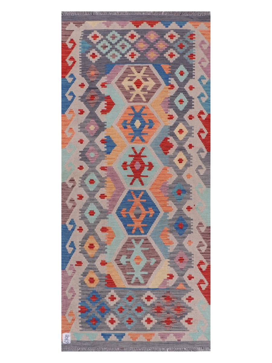 Maimana Kilim - 198 x 87 cm