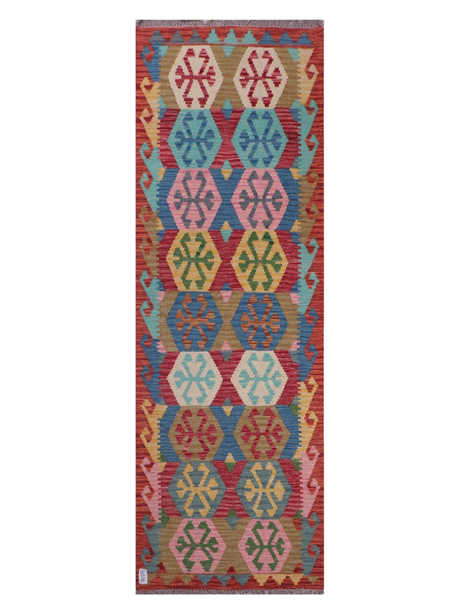 Maimana Kilim Runner - 249 x 82 cm