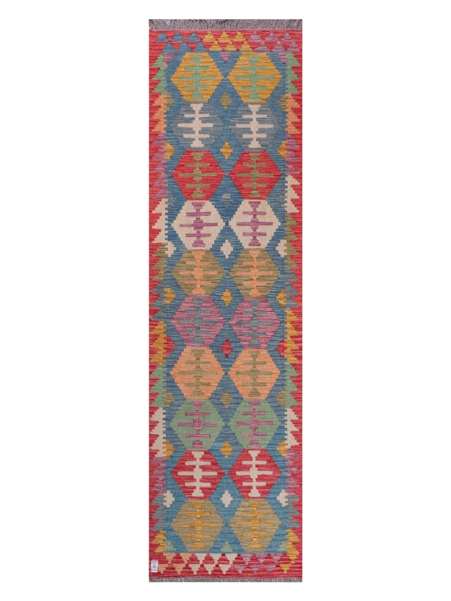 Maimana Kilim Runner - 289 x 79 cm