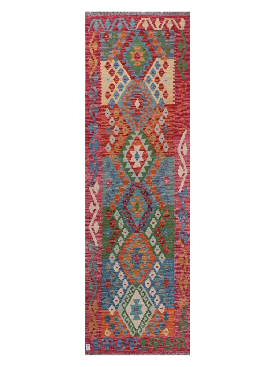 Maimana Kilim Runner - 291 x 89 cm