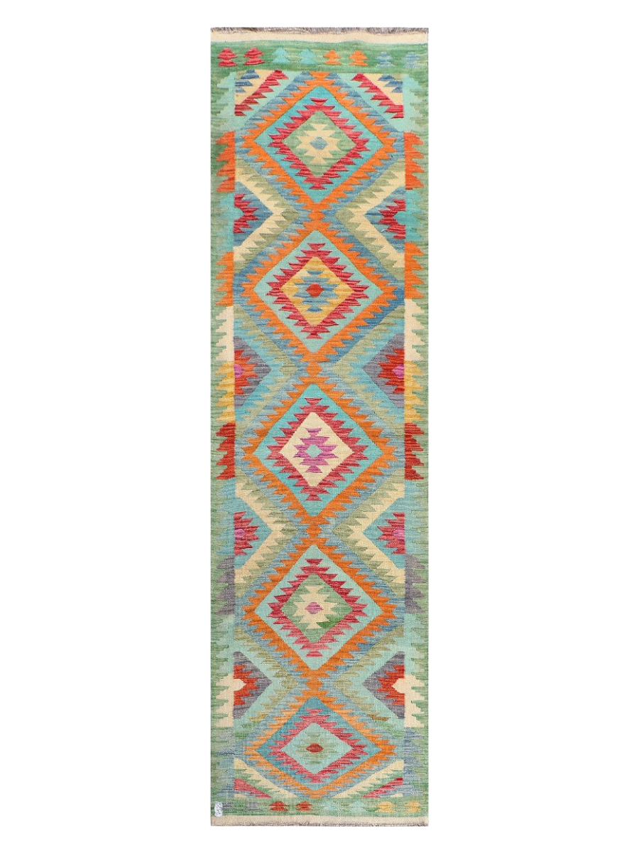 Maimana Afghanistan Kilim Runner - 313 x 87 cm