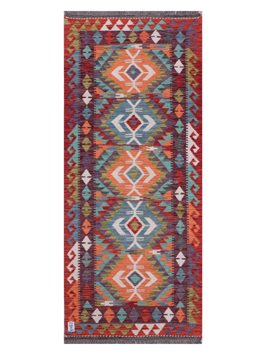Maimana Kilim - 197 x 82 cm