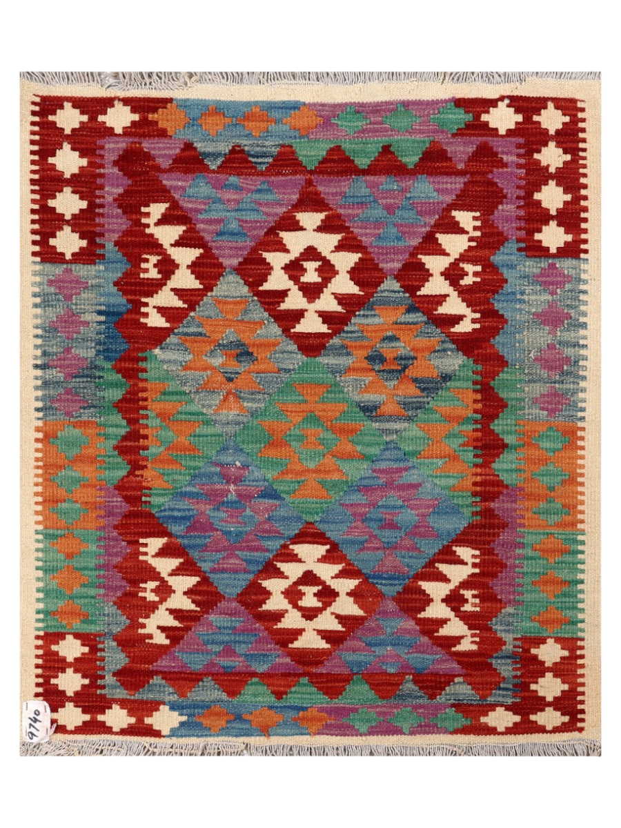 Maimana Kilim - 93 x 79 cm
