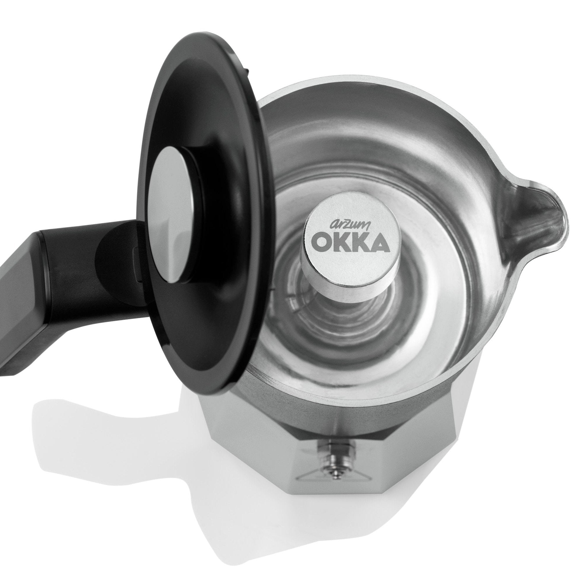 Arzum Okka Rich Moka Pot Turkish Coffee and Moka Maker, Velvetiser, Milk Frother