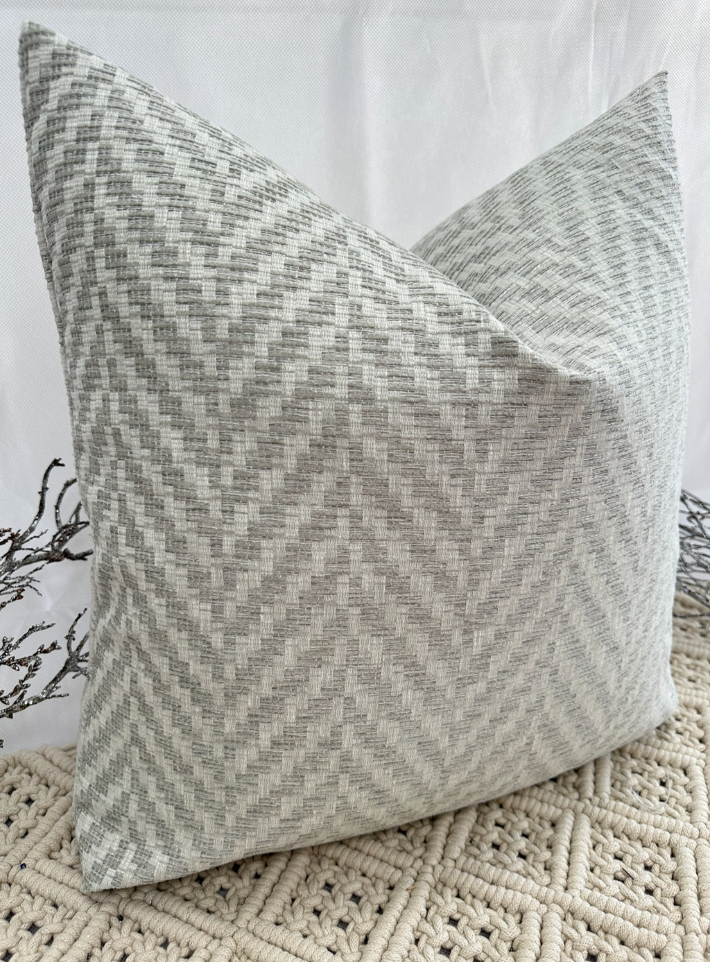 The Couture Cushion - The Grey Michi - Style No. 95