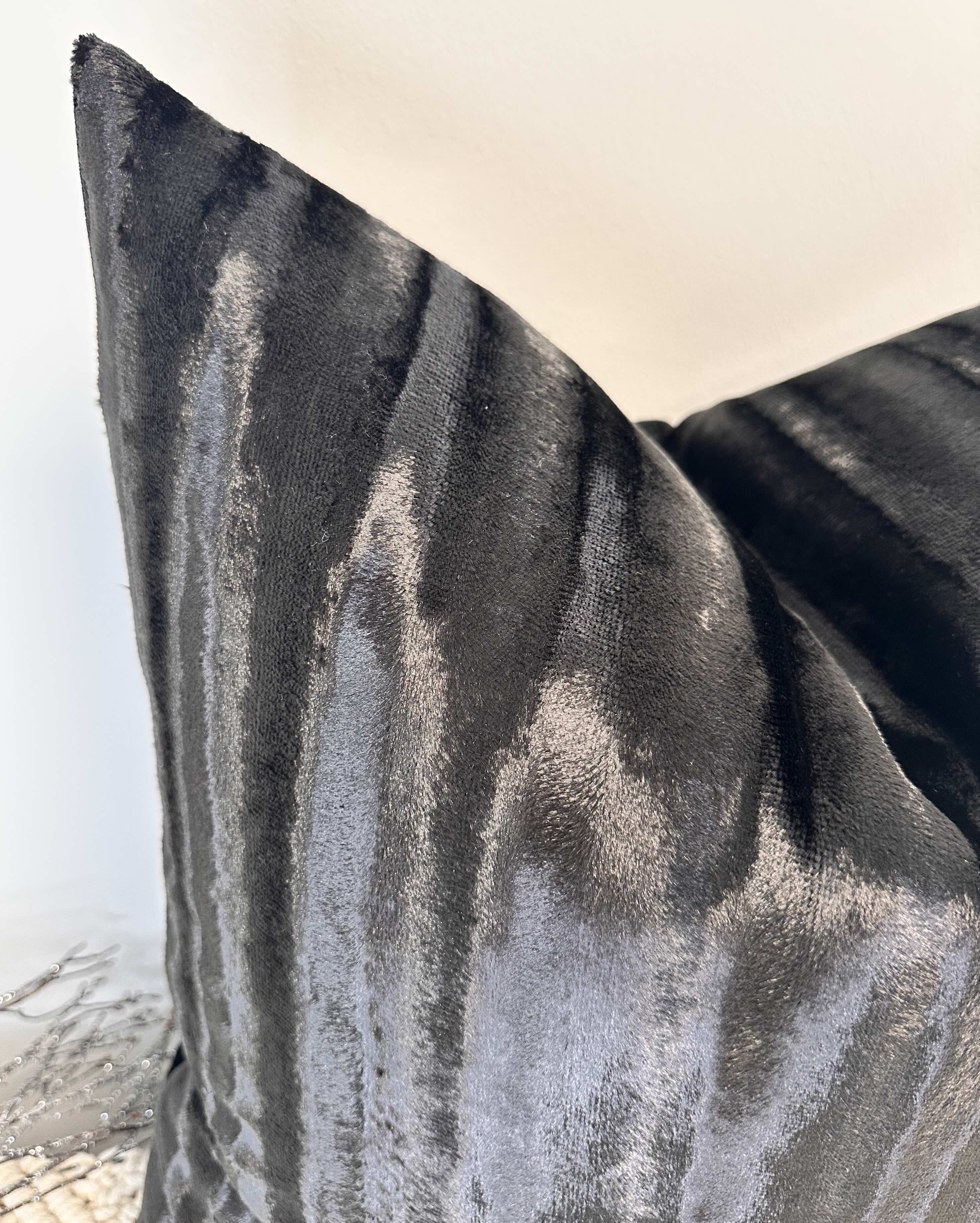 The Couture Cushion - The Black Brioni - Style No. 216