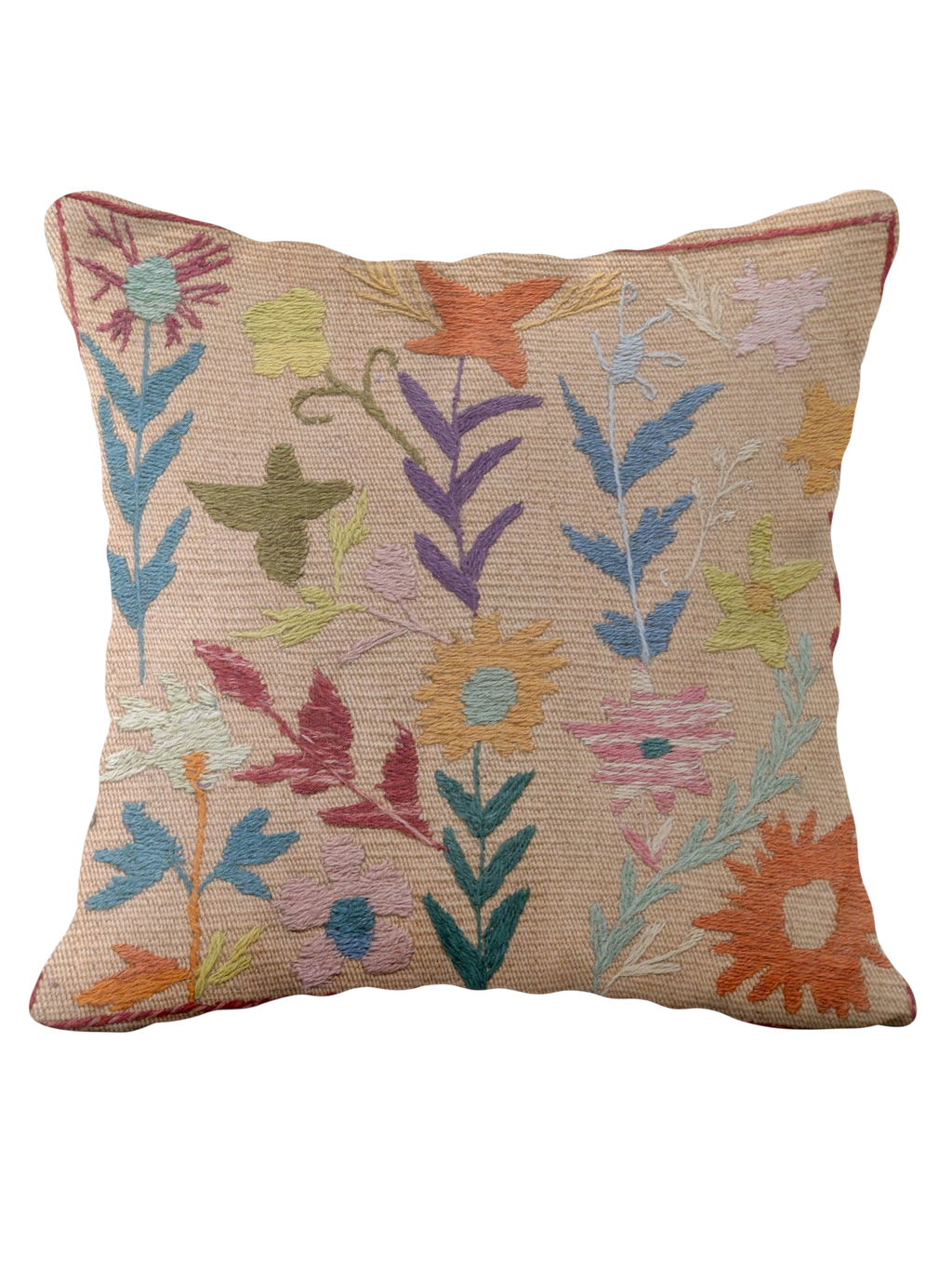 Suzani Hand Embroidered Cushion Cover - 45 x 45 cm