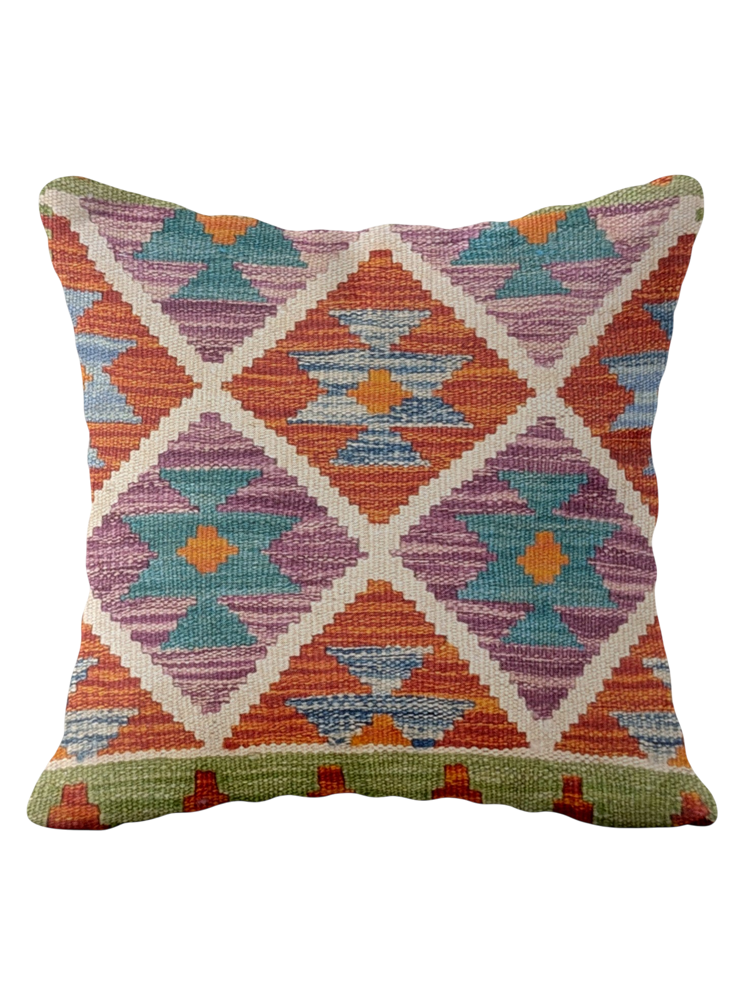 Afghan Kilim Cushion Cover - 50 x 50 cm