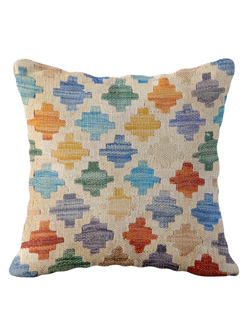 Afghan Kilim Cushion Cover - 46 x 46 cm