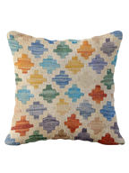 Afghan Kilim Cushion Cover - 46 x 46 cm