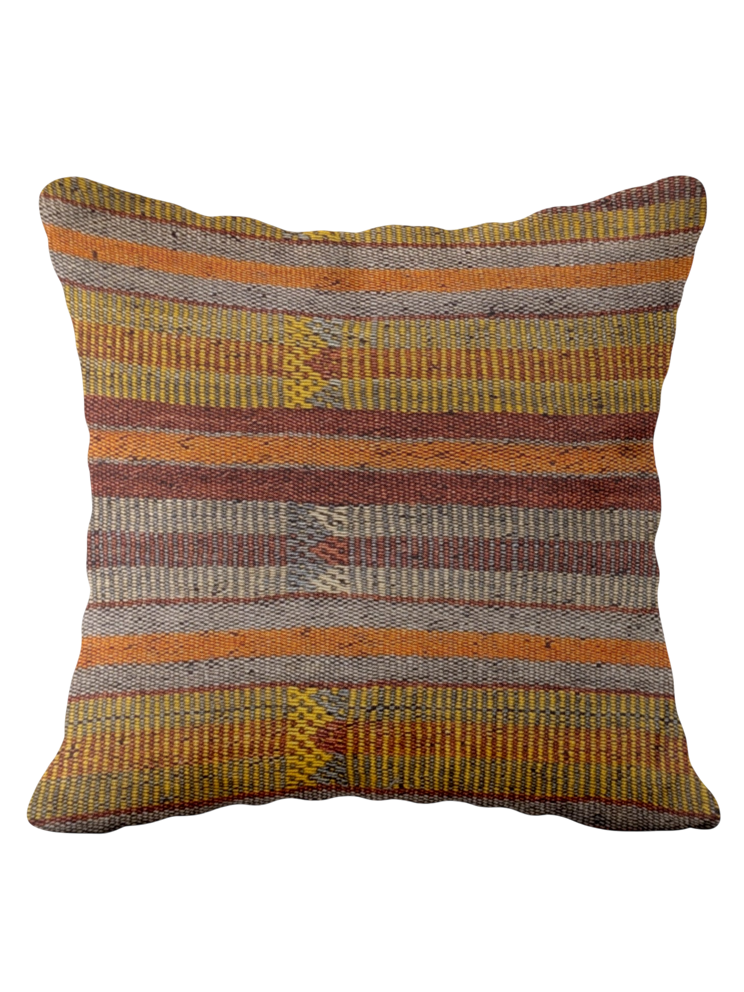 Turkish Kilim Vintage Cushion Cover - 40 x 40 cm