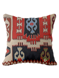 Turkish Kilim Vintage Cushion Cover - 40 x 40 cm