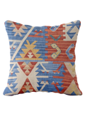 Turkish Kilim Vintage Cushion Cover - 40 x 40 cm