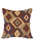 Turkish Kilim Vintage Cushion Cover - 40 x 40 cm