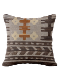 Turkish Kilim Vintage Cushion Cover - 40 x 40 cm