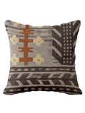 Turkish Kilim Vintage Cushion Cover - 40 x 40 cm