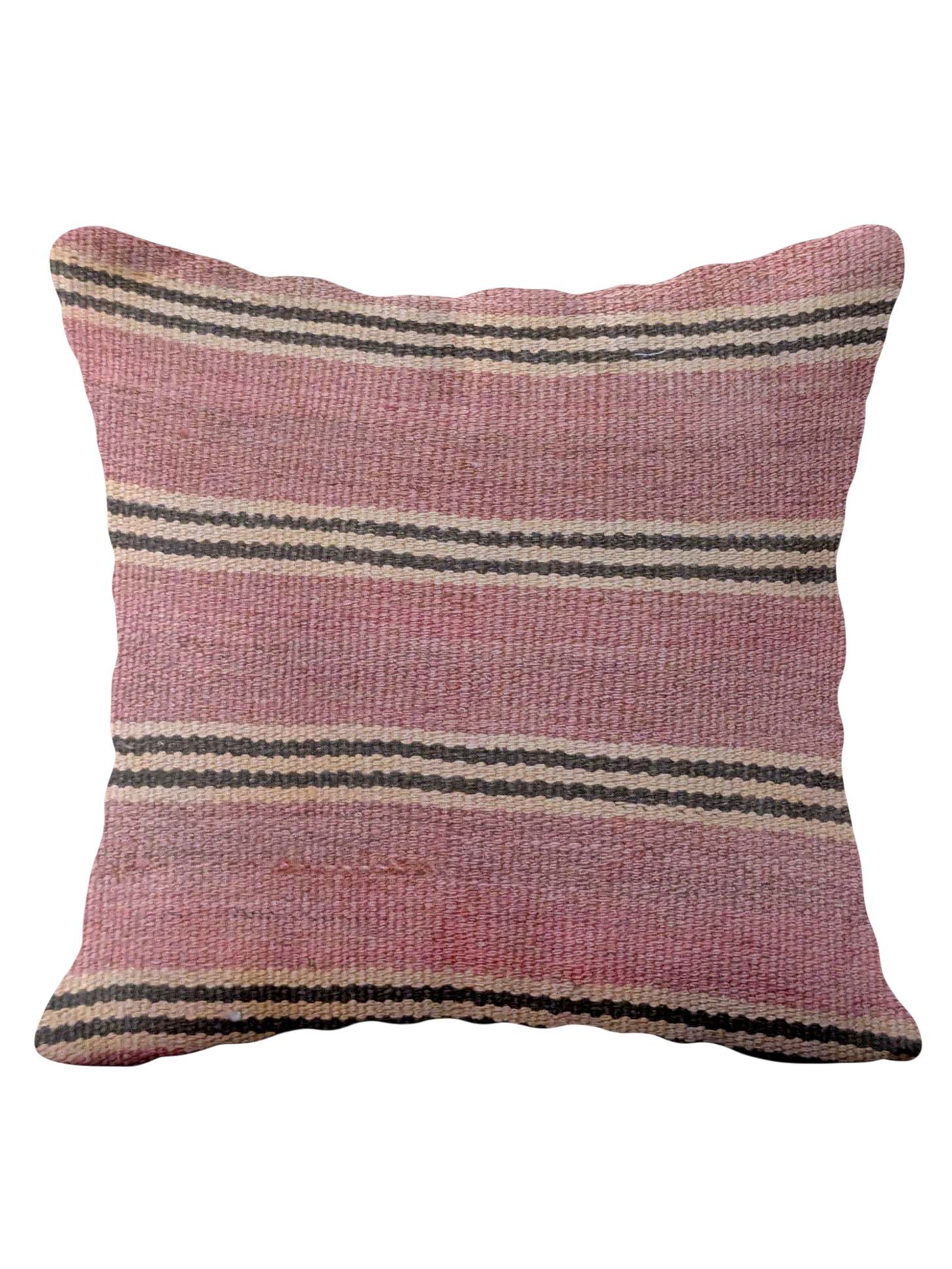 Turkish Kilim Vintage Cushion Cover - 40 x 40 cm