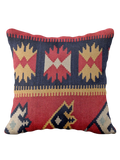 Turkish Kilim Vintage Cushion Cover - 40 x 40 cm