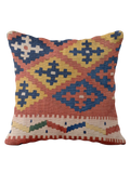 Turkish Kilim Vintage Cushion Cover - 42 x 40 cm