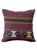 Turkish Kilim Vintage Cushion Cover - 42 x 40 cm